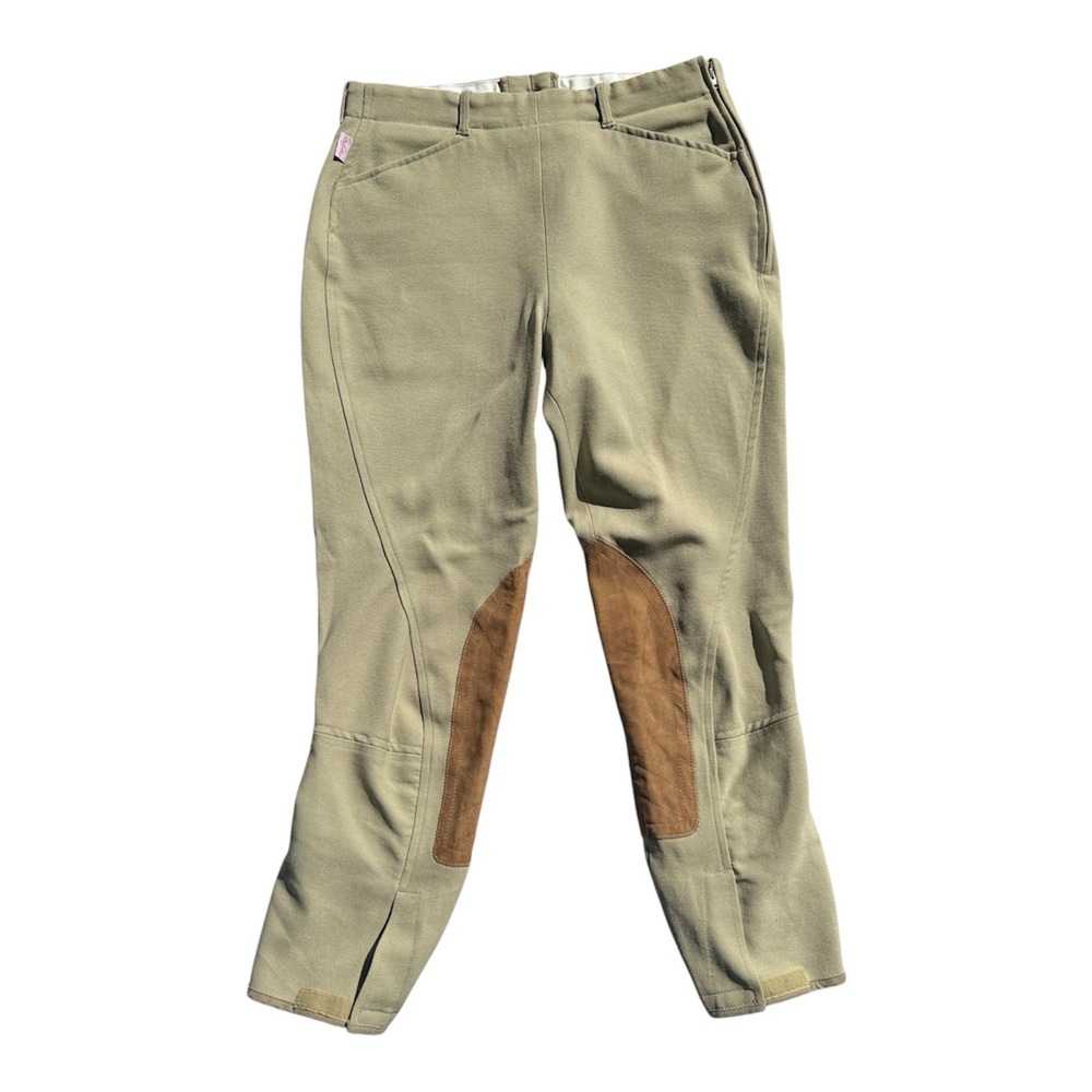 VTG! The‎ Tailored Sportsman Riding Breeches Knee Patch English Equestrian Sz 30